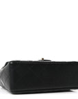 Lambskin Quilted Mini Rectangular Flap Black