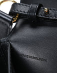 Calfskin Vintage Check New Hampshire Bag Black