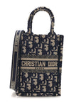 Oblique Mini Book Tote Phone Bag Blue