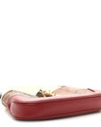 Snakeskin Calfskin Small Jackie 1961 Hobo Brown Multicolor
