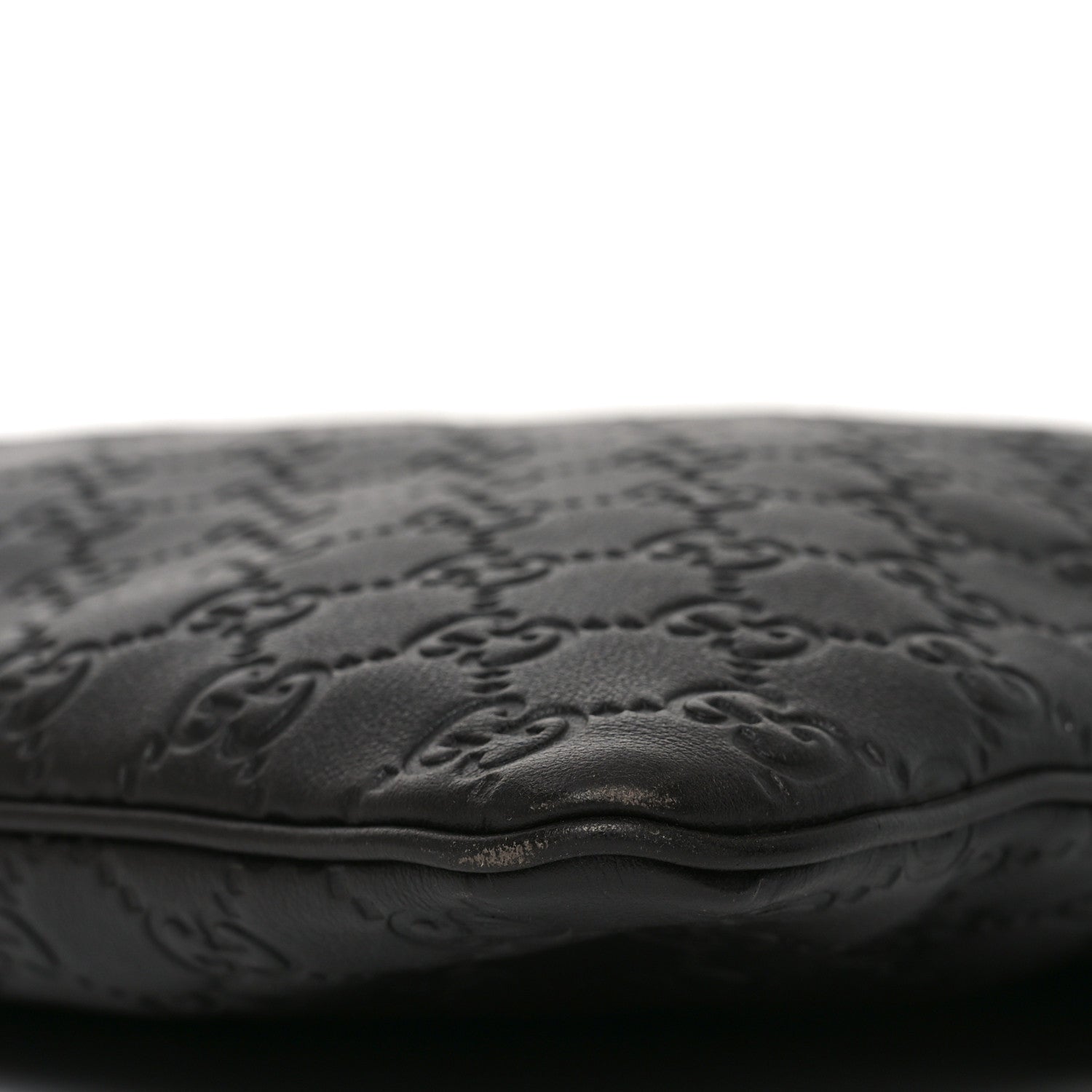 GCCIssima Medium Flat Messenger Bag Black