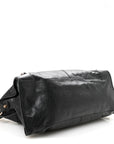 Agneau Giant 21 Rose Gold  Hardware Part Time Black