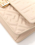 Nappa Matisse FF Embossed Wallet On Chain Baguette Camelia