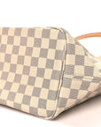 Damier Azur Neo Neverfull MM Rose Ballerine