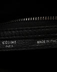 Drummed Calfskin Mini Luggage Black