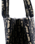 Oblique Large Book Tote Blue Multicolor