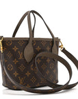 Monogram Neverfull Inside Out Bandouliere BB Dark Fango