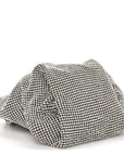 Satin Crystal Embellished Bonny Shoulder Bag Silver