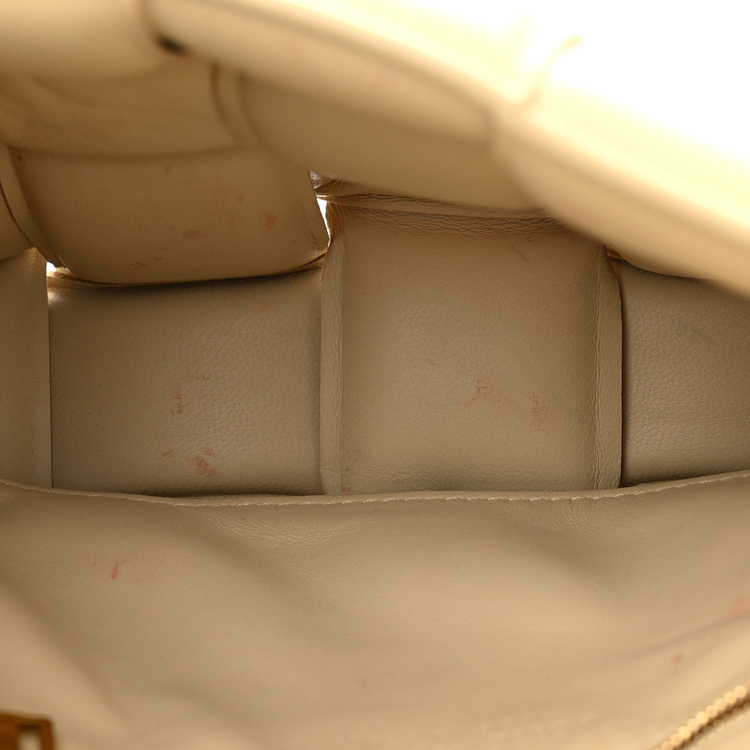 Lambskin Maxi Intreccio Padded Chain Cassette Crossbody Bag Porridge