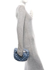 Nappa Denim Effect Intrecciato Mini Jodie Denim