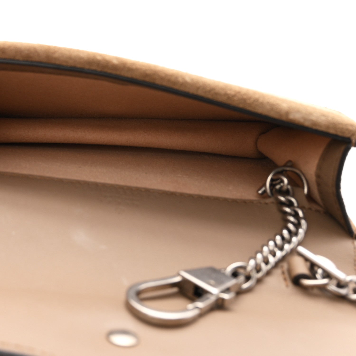 GG Supreme Monogram Super Mini Dionysus Shoulder Bag Taupe