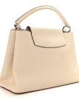 Taurillon Capucines MM Blanc Casse