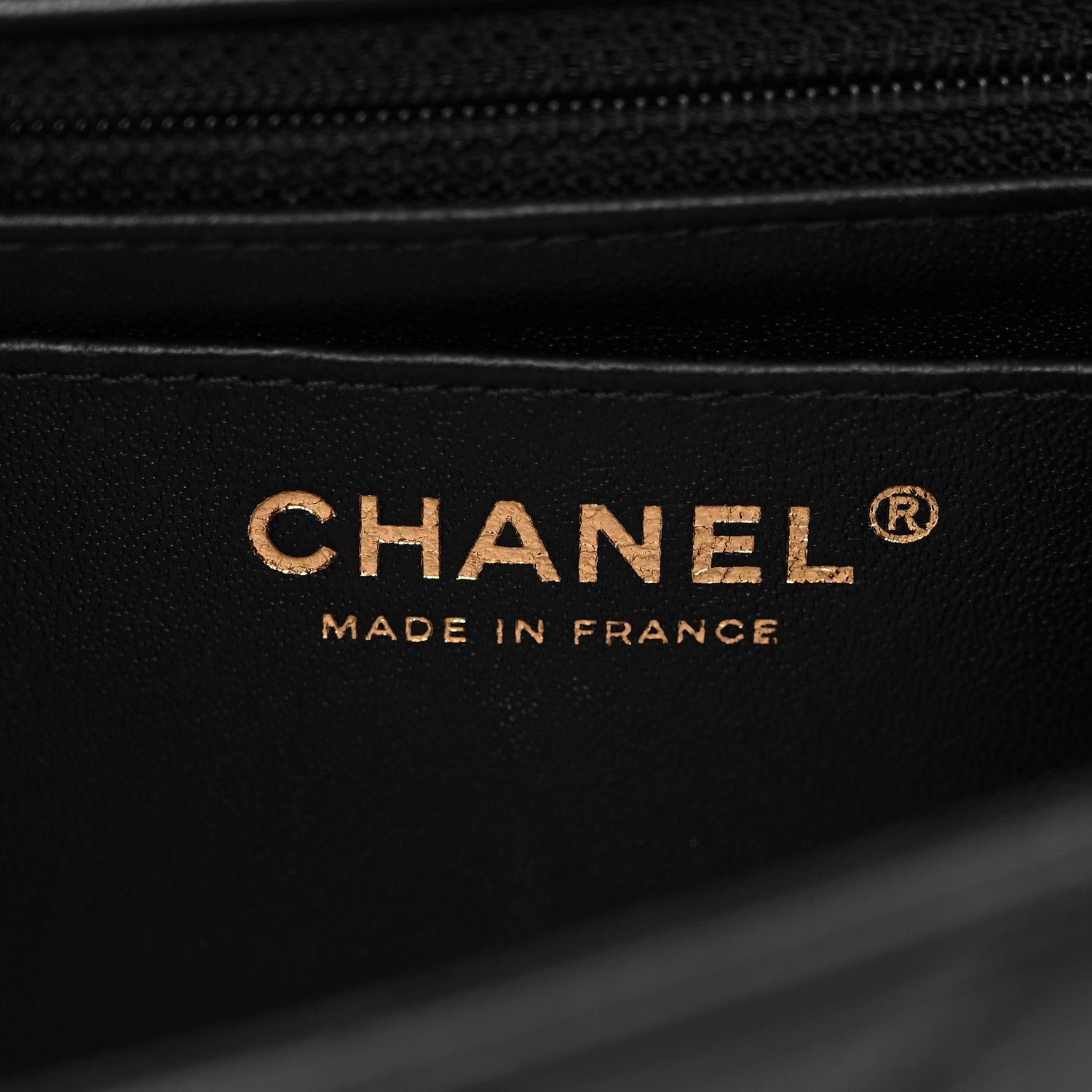 Lambskin Quilted Mini Rectangular Flap Black