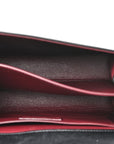 Smooth Calfskin Medium Classic Monogram Cassandra Top Handle Black