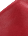 Calfskin Y Quilted Monogram Medium Loulou Chain Satchel Lipstick Red