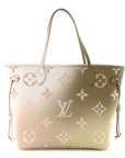 Monogram Giant Spring In The City Neverfull MM Sunset Kaki