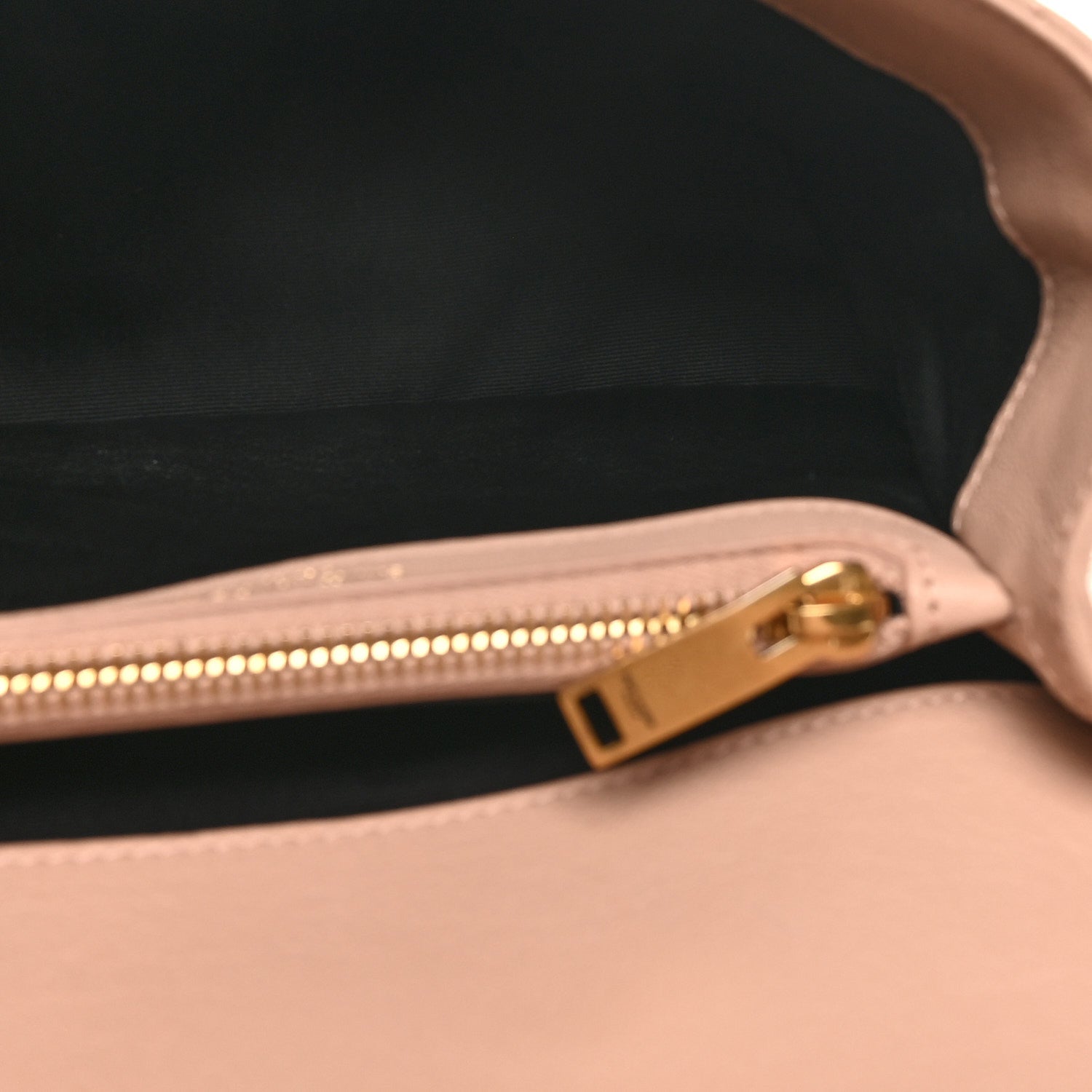 Sheepskin Matelasse Chevron Monogram Medium College Bag Rose Poudre