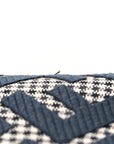 Wool Vitello King Houndstooth FF Embroidered Baguette Grigio Anthracite