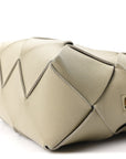Lambskin Maxi Intrecciato Small Cassette Camera Bag Travertine