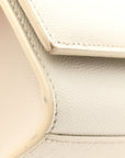 Grain De Poudre Small Monogram Kate Satchel Crema Soft