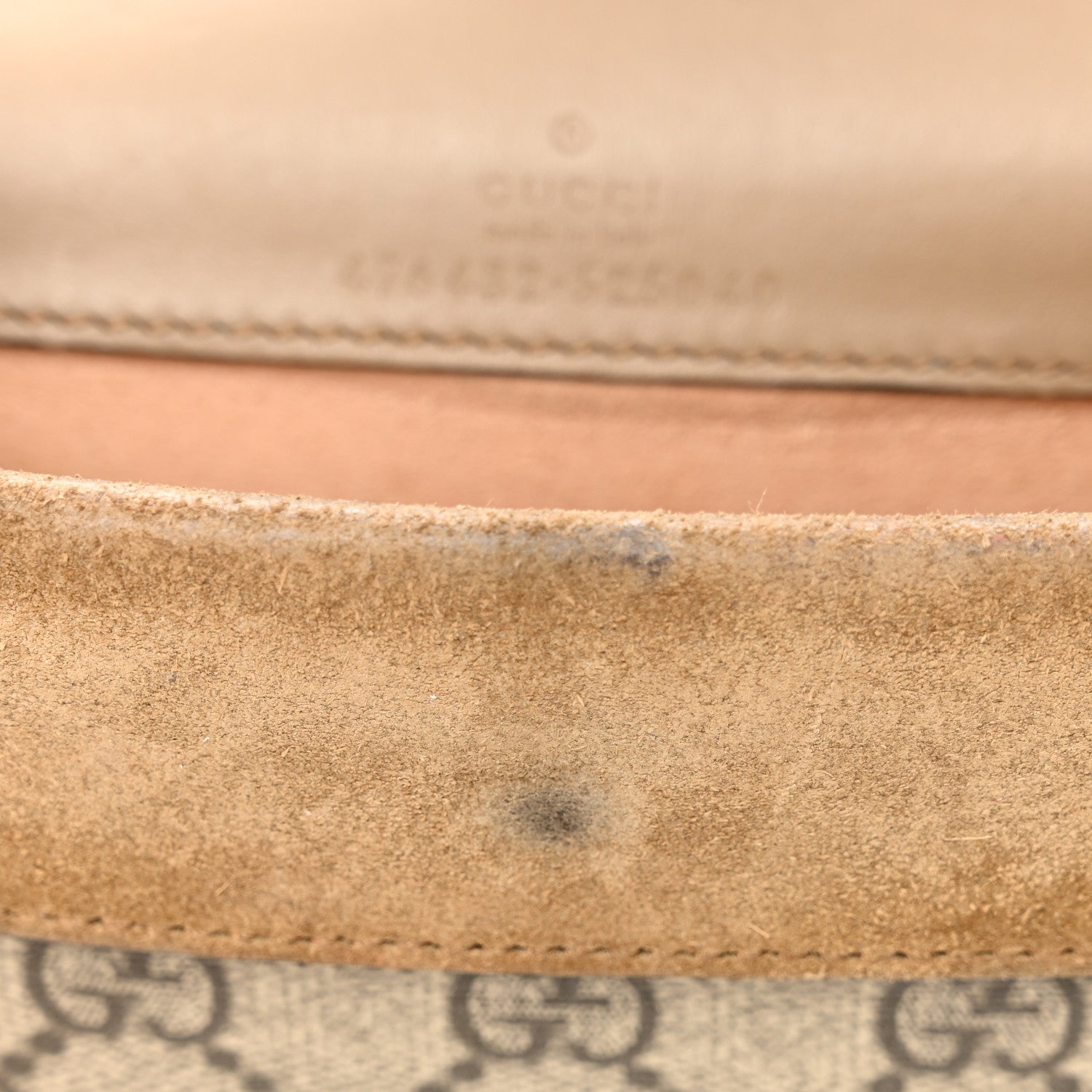 GG Supreme Monogram Super Mini Dionysus Shoulder Bag Taupe