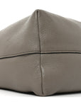 Vitello Daino Zippered Tote Argilla