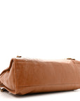 Agneau Arena Gold Hardware Medium Le City Camel