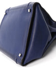 Grained Calfskin Medium Phantom Luggage Indigo