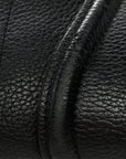 Drummed Calfskin Mini Luggage Black