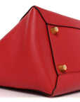 Grained Calfskin Mini Belt Bag Coquelicot