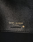 Lambskin Chevron Quilted Medium Loulou Black