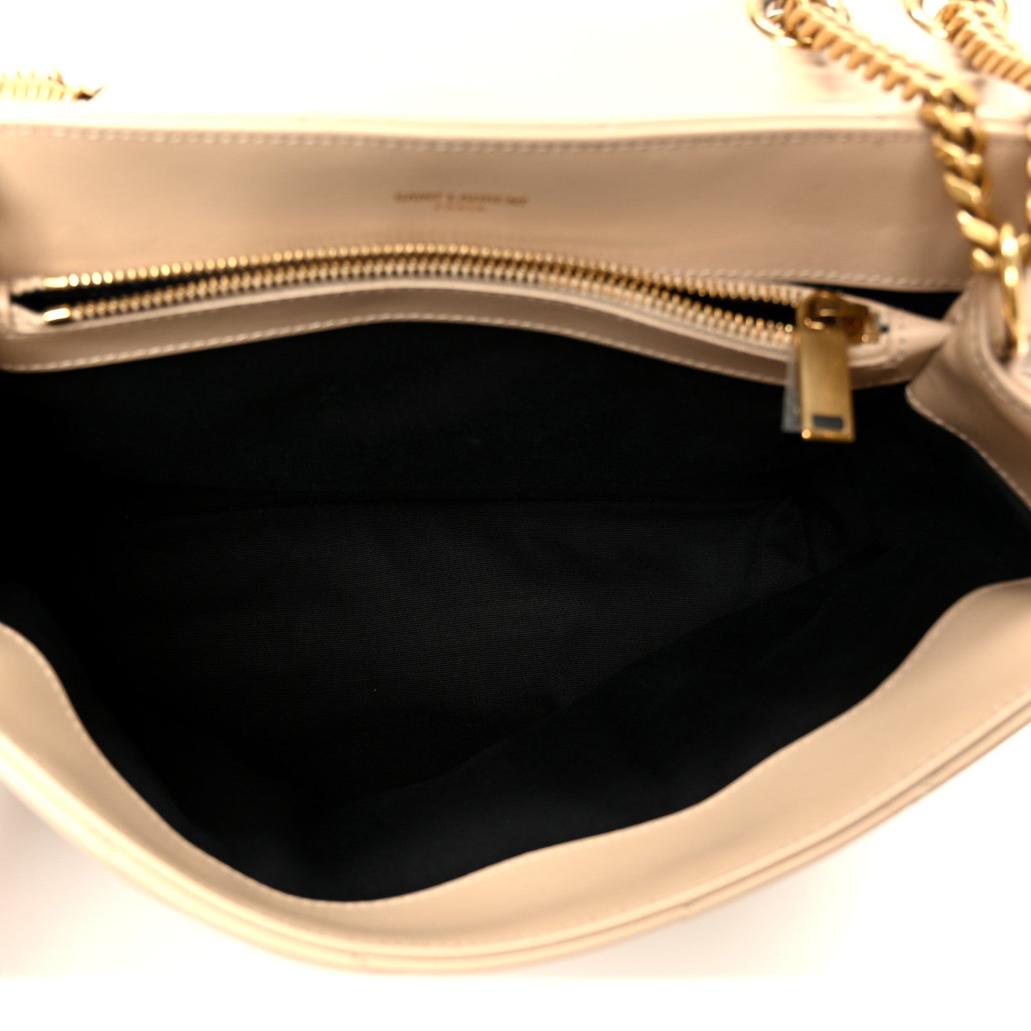 Calfskin Y Quilted Monogram Medium Loulou Chain Satchel Dark Beige