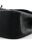 Caviar Quilted Mini Square Flap Black
