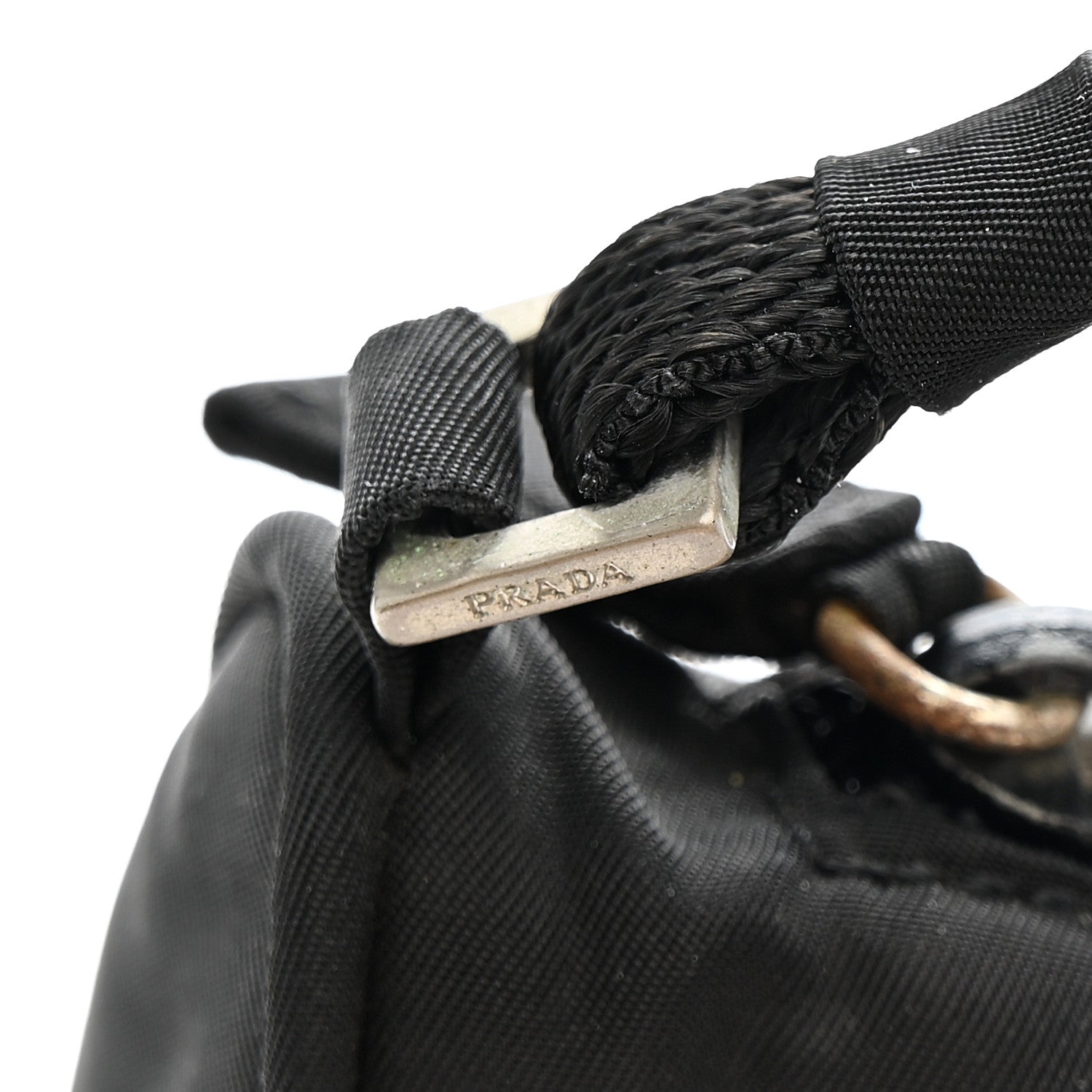 Tessuto Nylon Pochette Bag Black