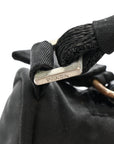 Tessuto Nylon Pochette Bag Black