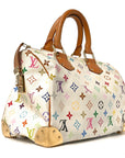 Monogram Multicolor Speedy 30 White