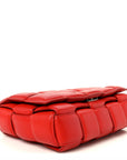 Lambskin Maxi Intreccio Padded Chain Cassette Crossbody Bag Nail Polish