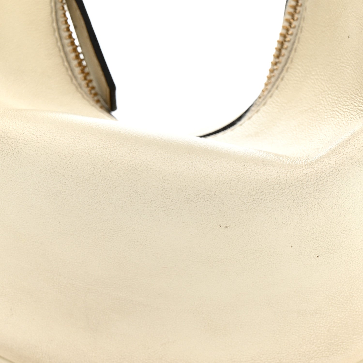 Vitello Grace Matte Mini FNDIgraphy Hobo Bag White Ice