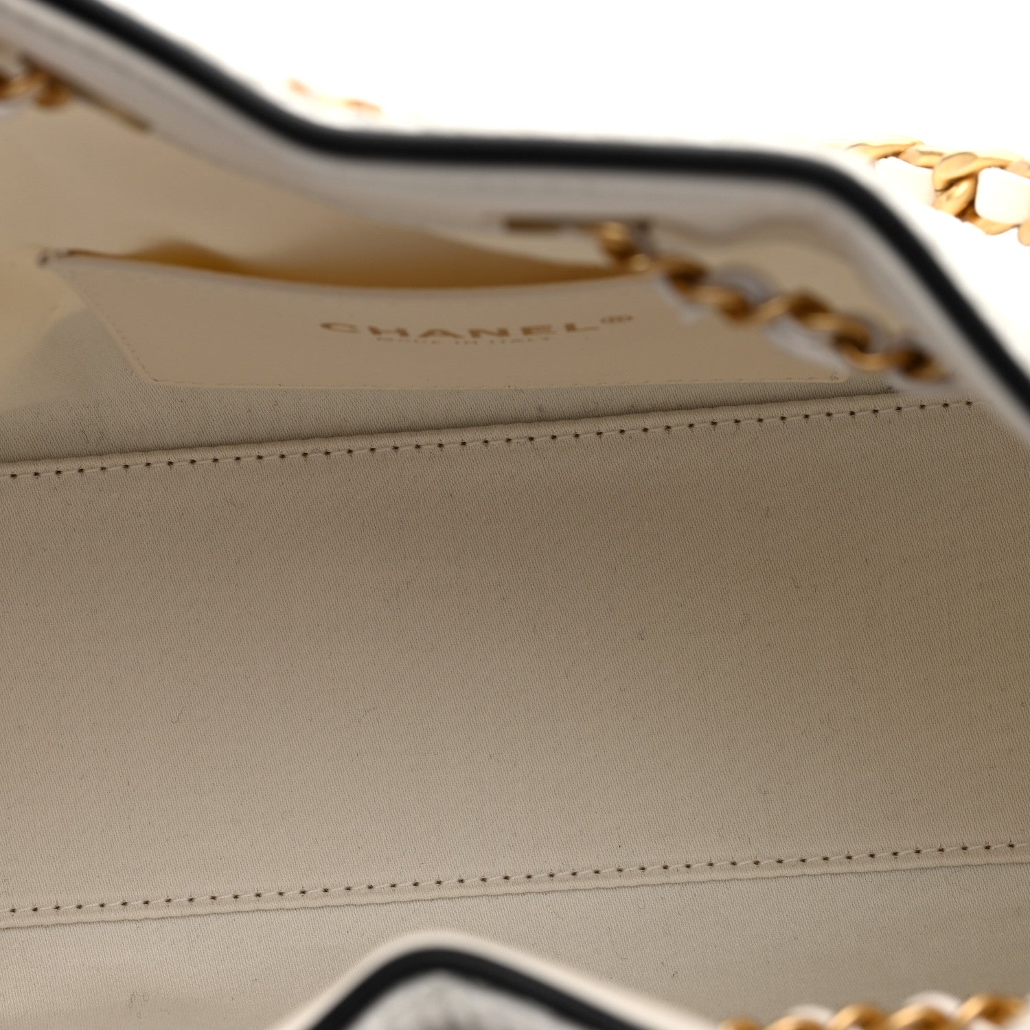 Braided Raffia Calfskin Mini CHNL 25 Handbag White Black