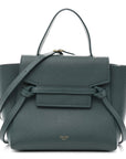 Grained Calfskin Nano Belt Bag Amazone