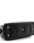 GCCIssima Signature Medium Shoulder Tote Bag Black