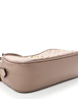 Calfskin Matelasse Small GG Marmont Chain Shoulder Bag Porcelain Rose
