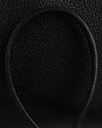 Grained Calfskin Baby Sac De Jour Black