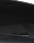 Calfskin Embossed Stitch Large Boy Flap Black