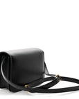 Box Calfskin Small Classic Box Flap Bag Black