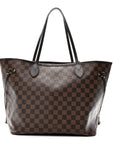 Damier Ebene Neo Neverfull MM Rose Ballerine