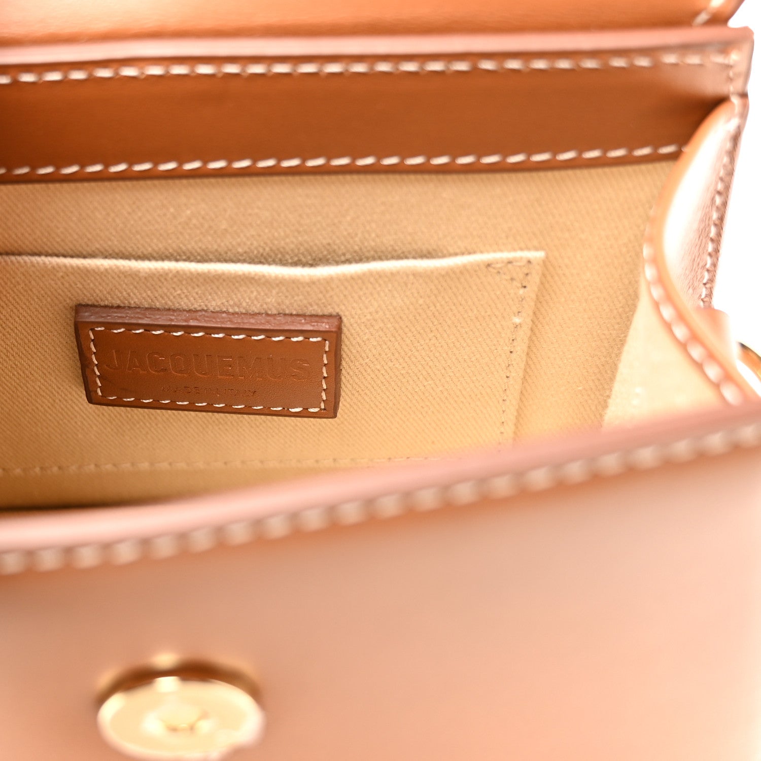 Smooth Calfskin Le Chiquito Boucle Moyen  Light Brown