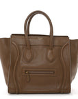 Smooth Calfskin Mini Luggage Camel