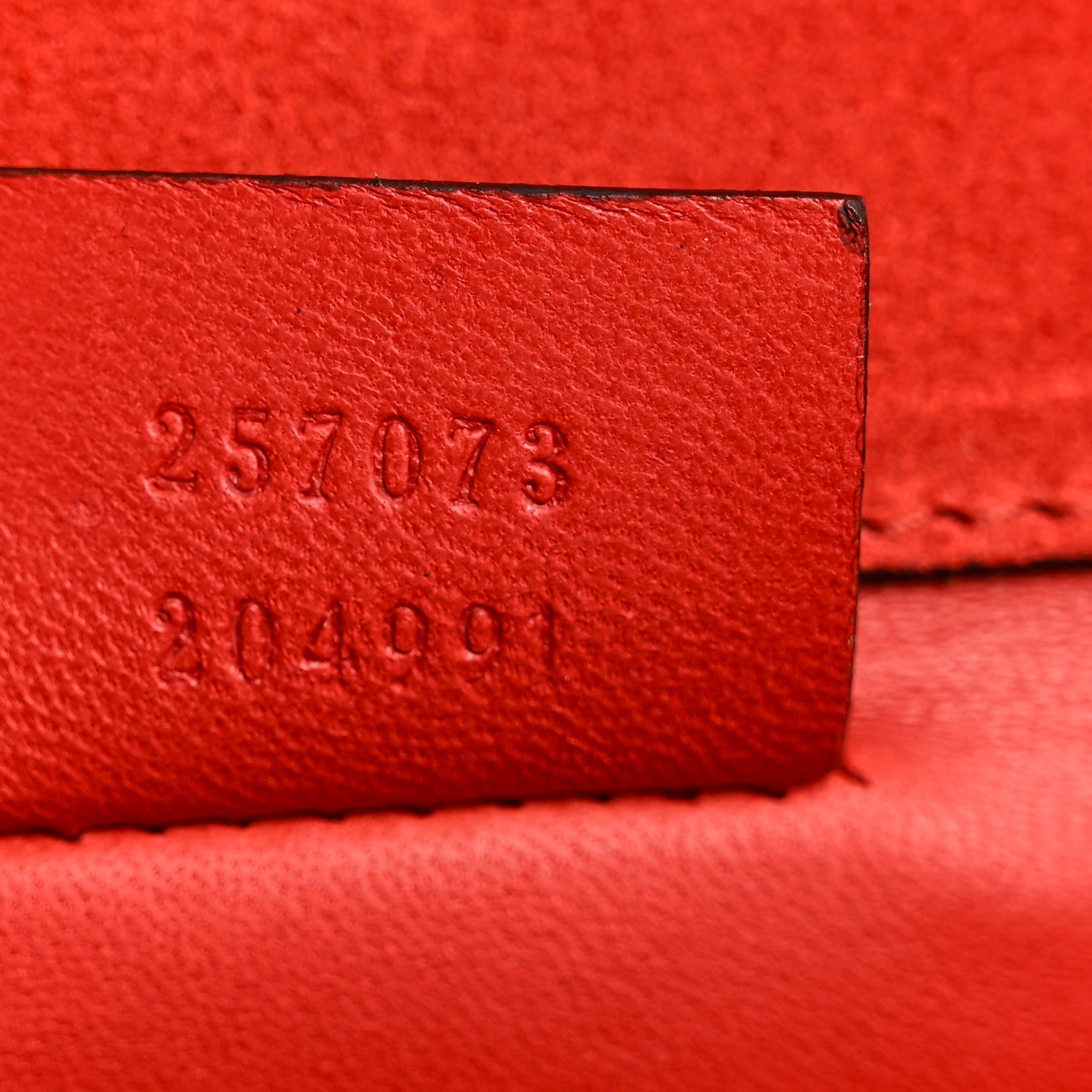 Patent MicroGCCIssima Small Broadway Clutch Red