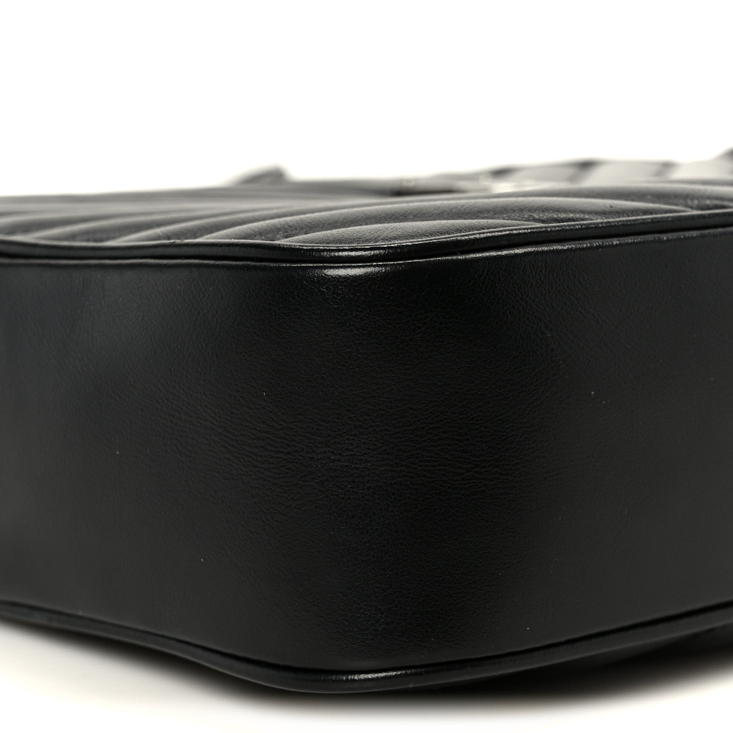 Calfskin Matelasse Monogram Lou Camera Bag Black
